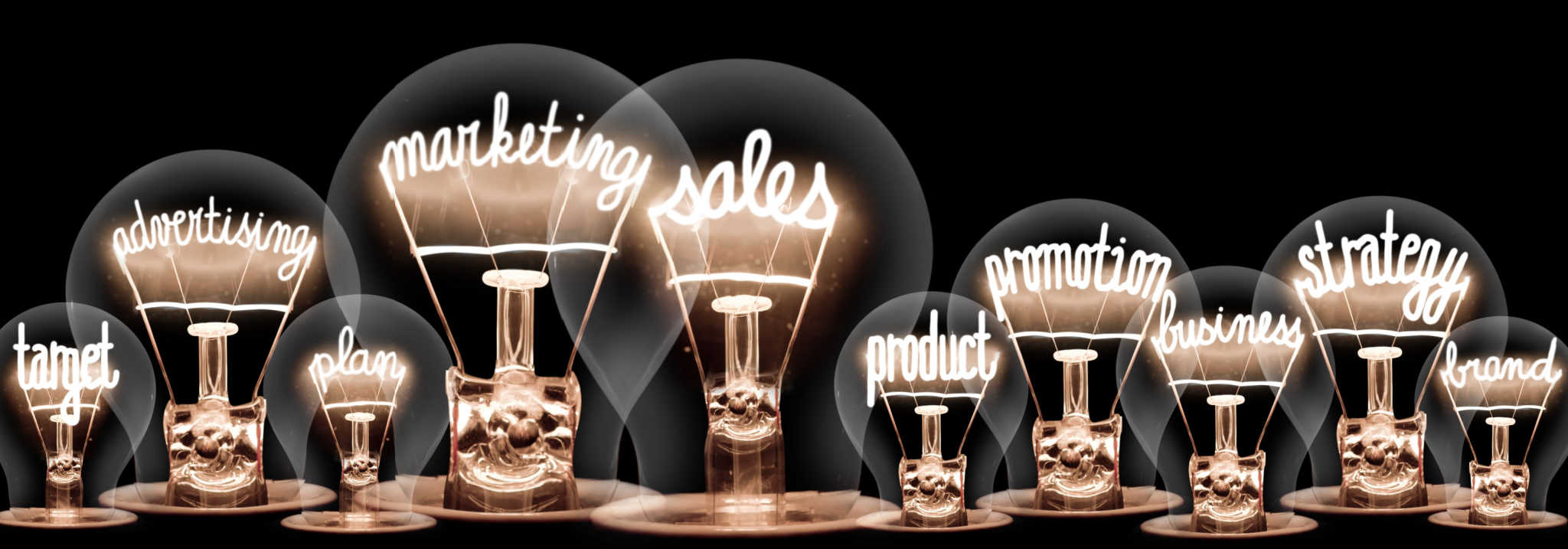 marketing, sales, product promotion, business strategy, lightbulbs